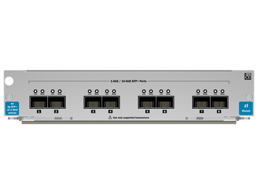 HPE ProCurve J9538-61001 8-Port 10GbE SFP+ v2 zl Module for 5400/8200 zl