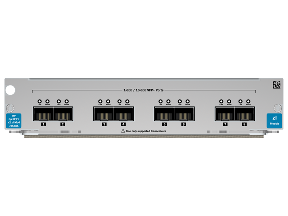 HPE ProCurve J9538-61101 8-Port 10GbE SFP+ v2 zl Module for 5400/8200 zl