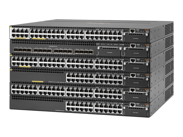 HPE JL076-61001 Aruba 3810M 40G 8SR PoE+ 1-Slot 1U Stackable Layer 3 Switch