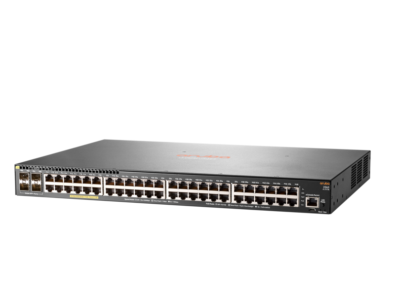 HPE JL357-61001 Aruba 2540 48G PoE+ 4SFP+ 48-Port Managed Switch