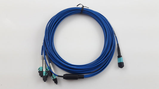 HPE K2Q46-63001 Premier Flex MPO to 4x LC Multimode Breakout Fiber Cable 5m