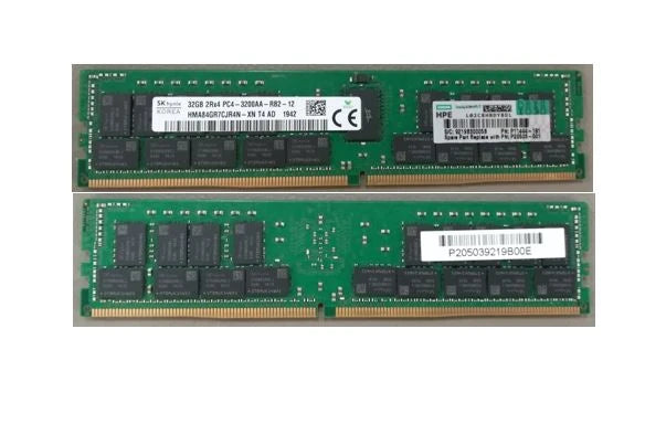 HPE P07646-B21 32GB DDR4-3200 2Rx4 CL22 ECC RDIMM Smart Memory for G10 Plus
