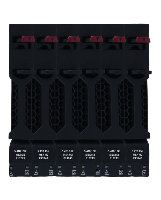 HPE R0Q64A 5.4TB (6x 900GB R0Q53A) 15K RPM 2.5in SFF 12G SAS HDD Bundle for MSA