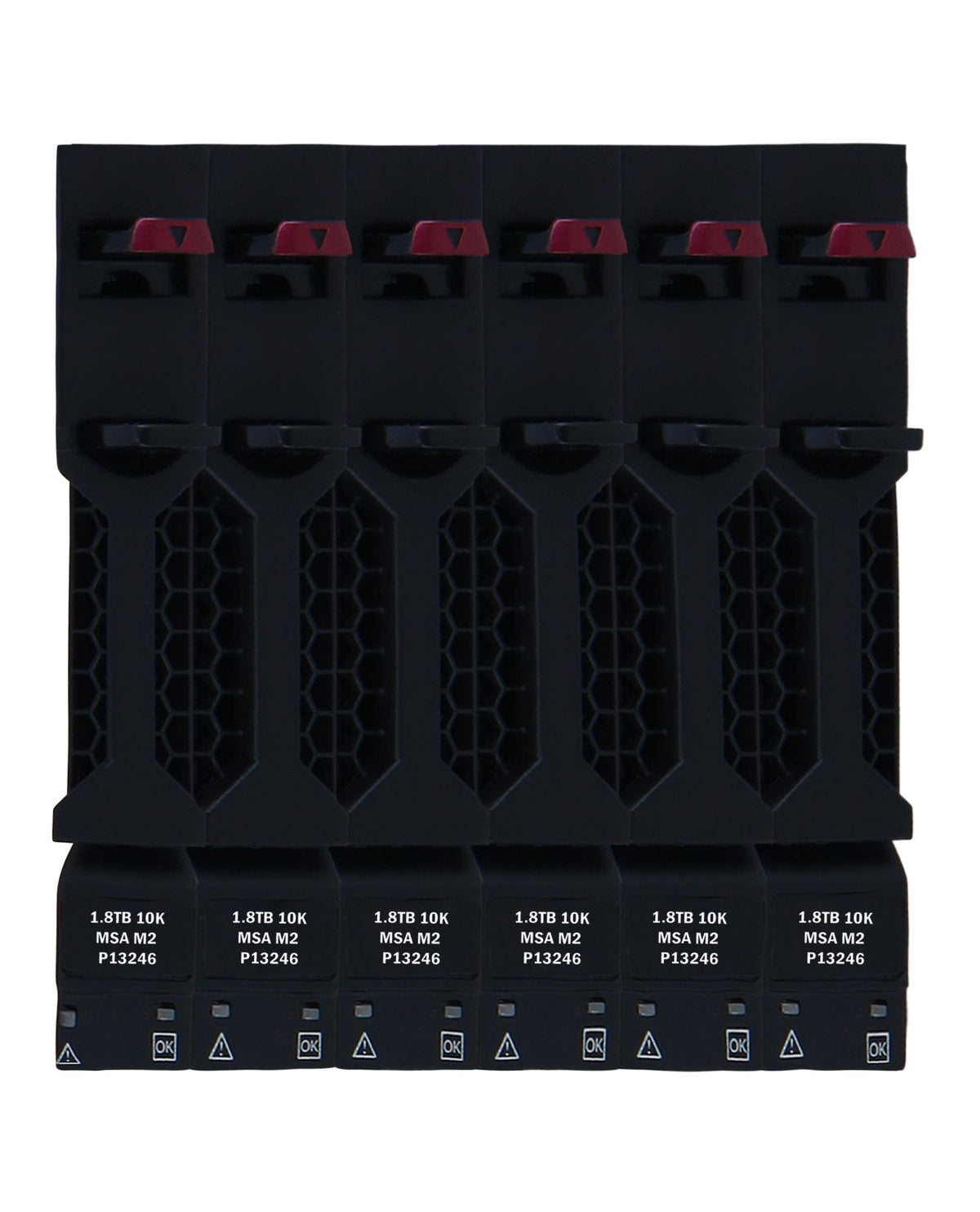 HPE R0Q66A 10.8TB (6x 1.8TB R0Q56A) 10K RPM 2.5in SFF 12G SAS HDD Bundle for MSA