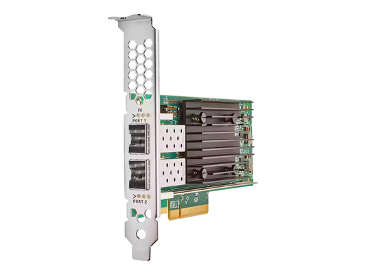 HPE StoreFabric SN1610Q R2E09A 32Gb Dual Port LP PCIe 4.0 x8 FC HBA for Gen10