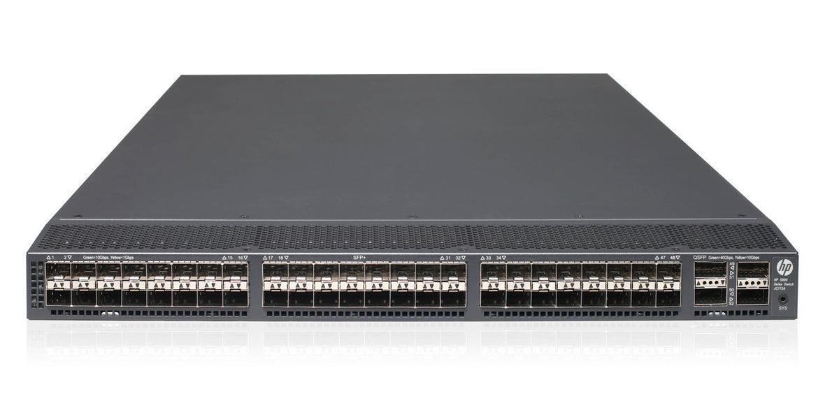 HPE JC772A 5900AF-48XG-4QSFP+ 48-Port 10GbE + 4 x 40GbE Managed Switch